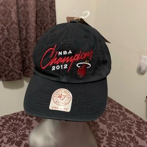 Miami Heat locker room Championship locker room cap
